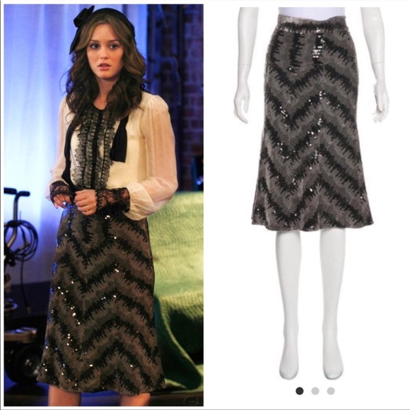 Diane Von Furstenberg Dresses & Skirts - Diane Von Furstenberg DVF “Panes” sequin skirt 4